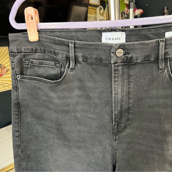 Frame Le Mini Boot High Rise Bootcut Jeans in Billups 34 - Picture 4 of 11